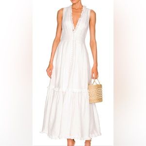 Anthropologie white linen Joslin brand sz 10, but it is more a 12
